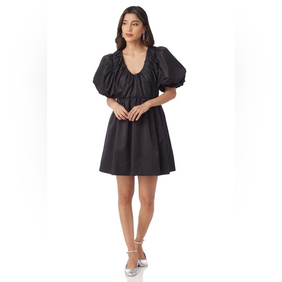 CROSBY BY MOLLIE BURCH Dresses & Skirts - NEW CROSBY BY MOLLIE BURCH Raines Mini Short Sleeve Dress Black XS
